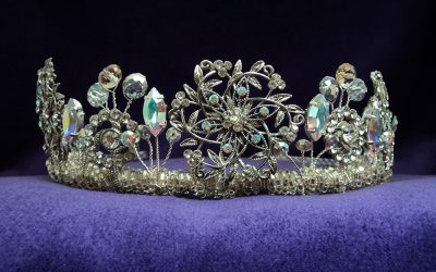Wedding tiaras, bespoke, handmade by London designer Sharie-Marie